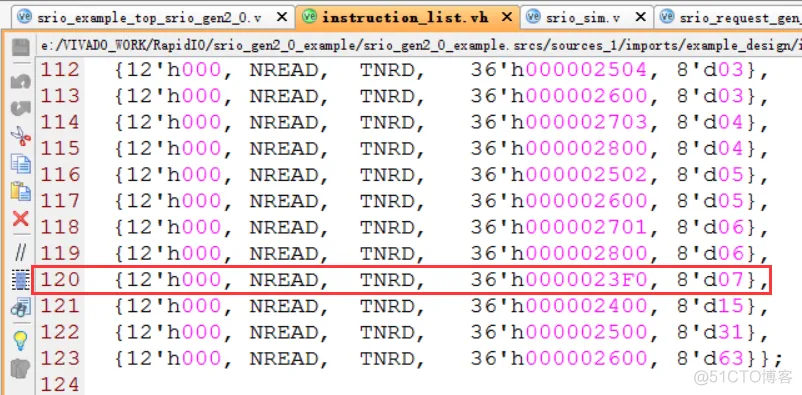 【SRIO】6、Xilinx RapidIO核仿真与包时序分析_数据_51